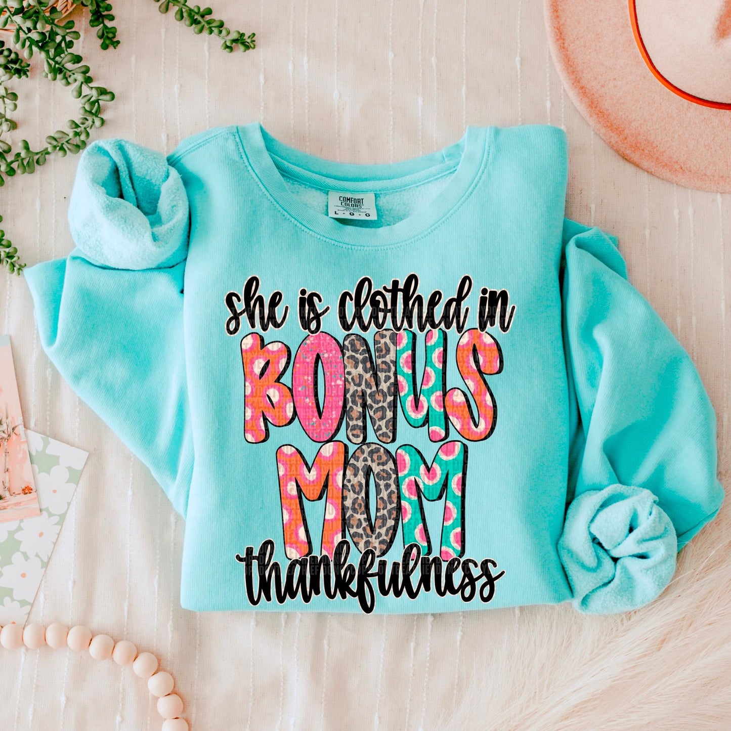 She is clothed in thankfulness BONUS MOM- Transfer (SDD)