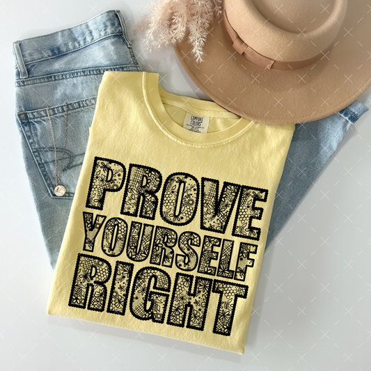 Prove Yourself Right - TRANSFER (TPP)