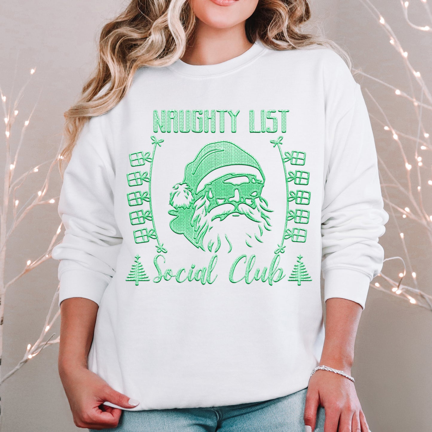 Naughty List Social Club Mint Green - TRANSFER (RT)