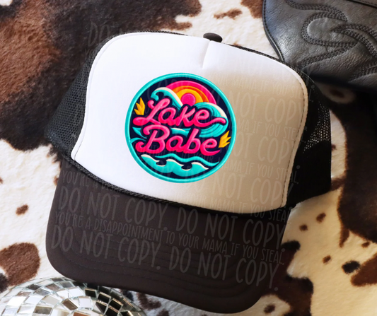 Lake Babe- Hat Transfer