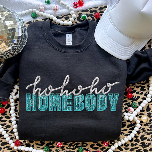 Homebody Auqa Sequin White - TRANSFERS (RT)