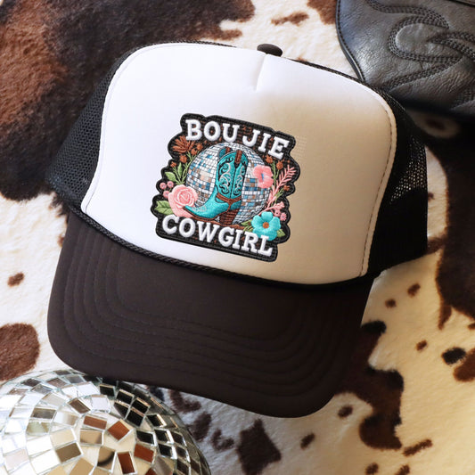 Boujie Cowgirl-Hat Transfer (E)