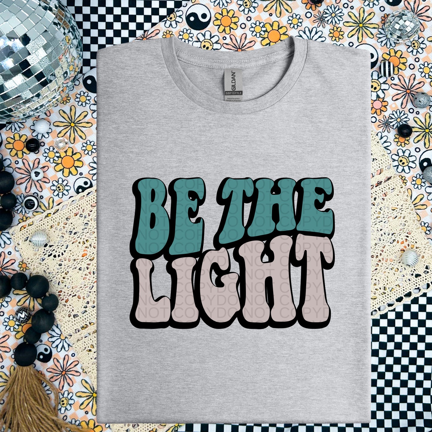 Be The Light Retro Wavy - TRANSFER (CF)