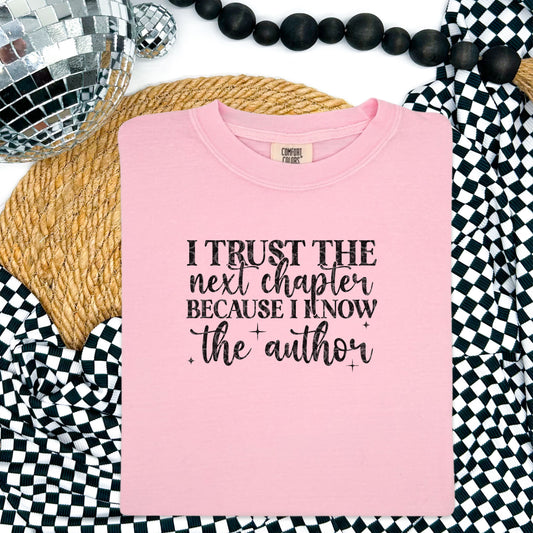 I Trust The Next Chapter Because I Know The Author Various Ink Colors - Transfer (SD)
