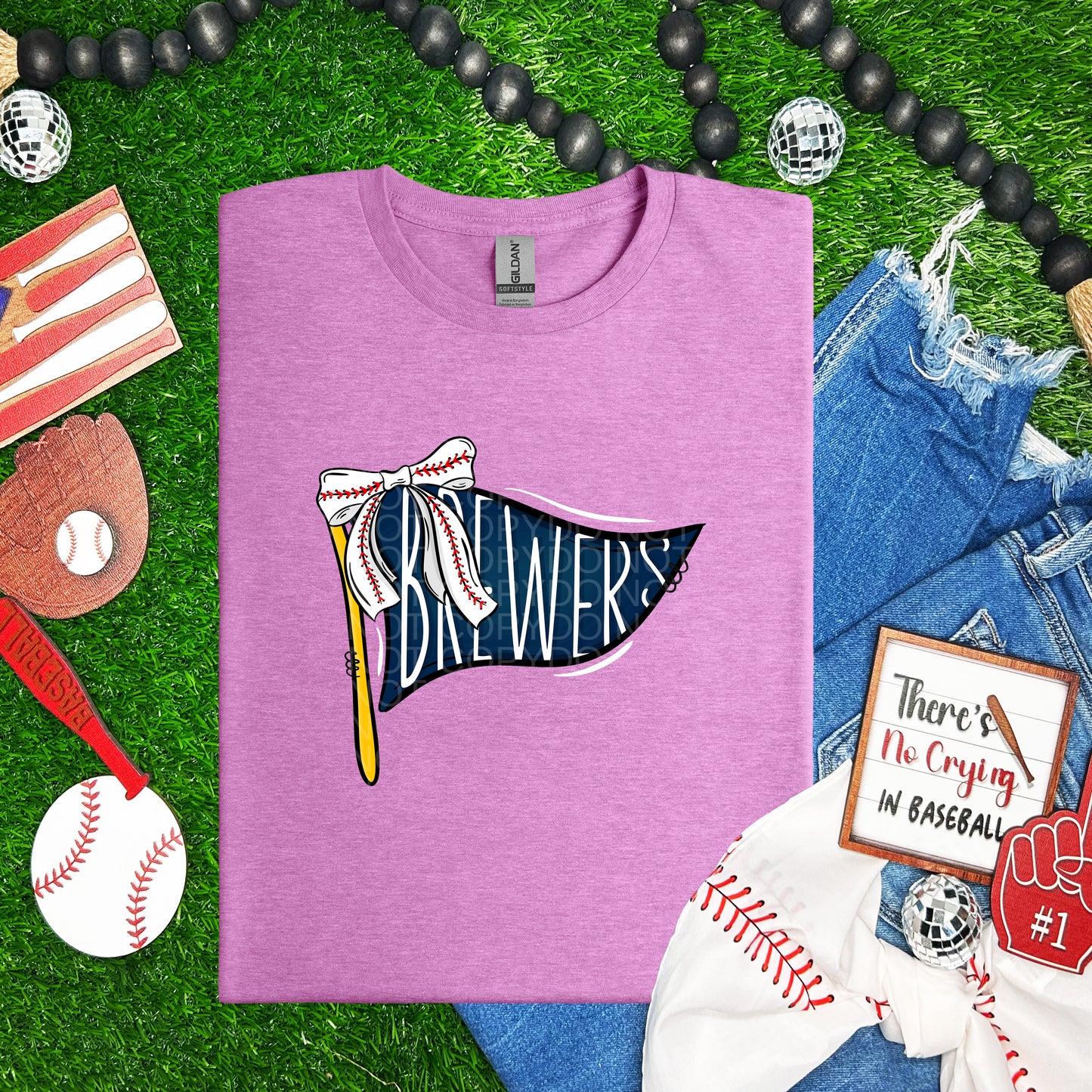 Baseball Pennant TEAMS - Transfer (TGG)