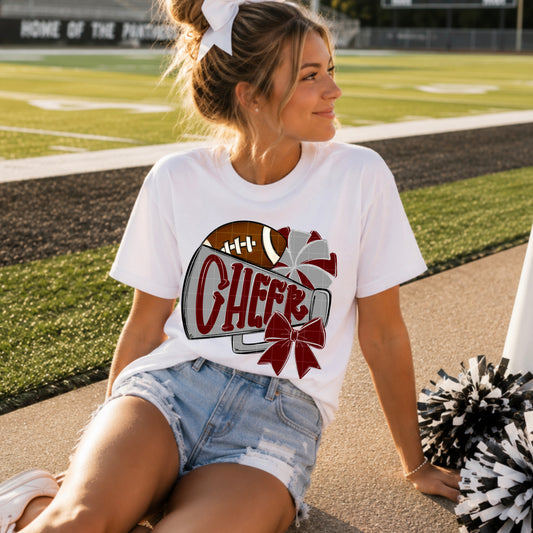 Cheer / Burgundy  & Grey -  TRANSFER (SDD)