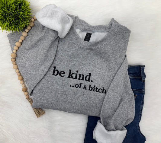 Be kind...of a Beach- Embroidered