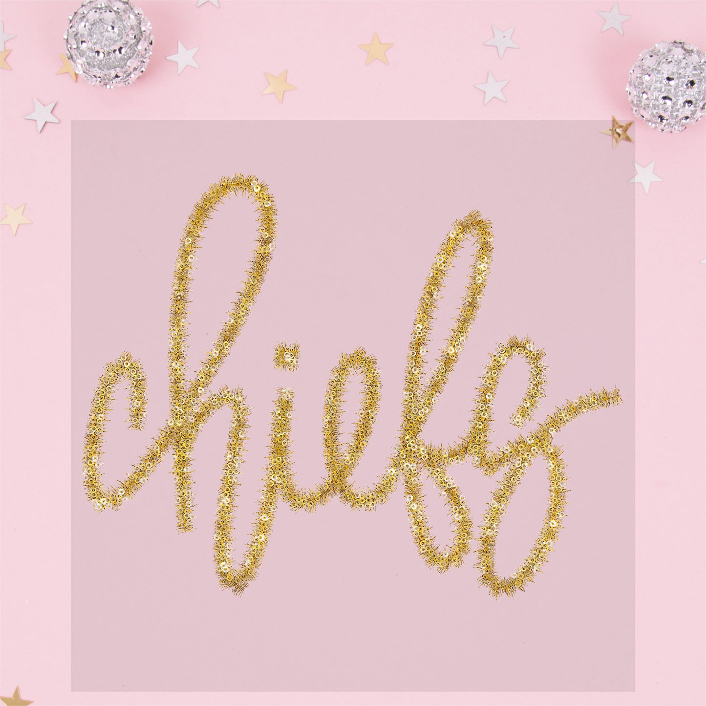 Chiefs Gold Faux Tinsel - TRANSFER (TGG)