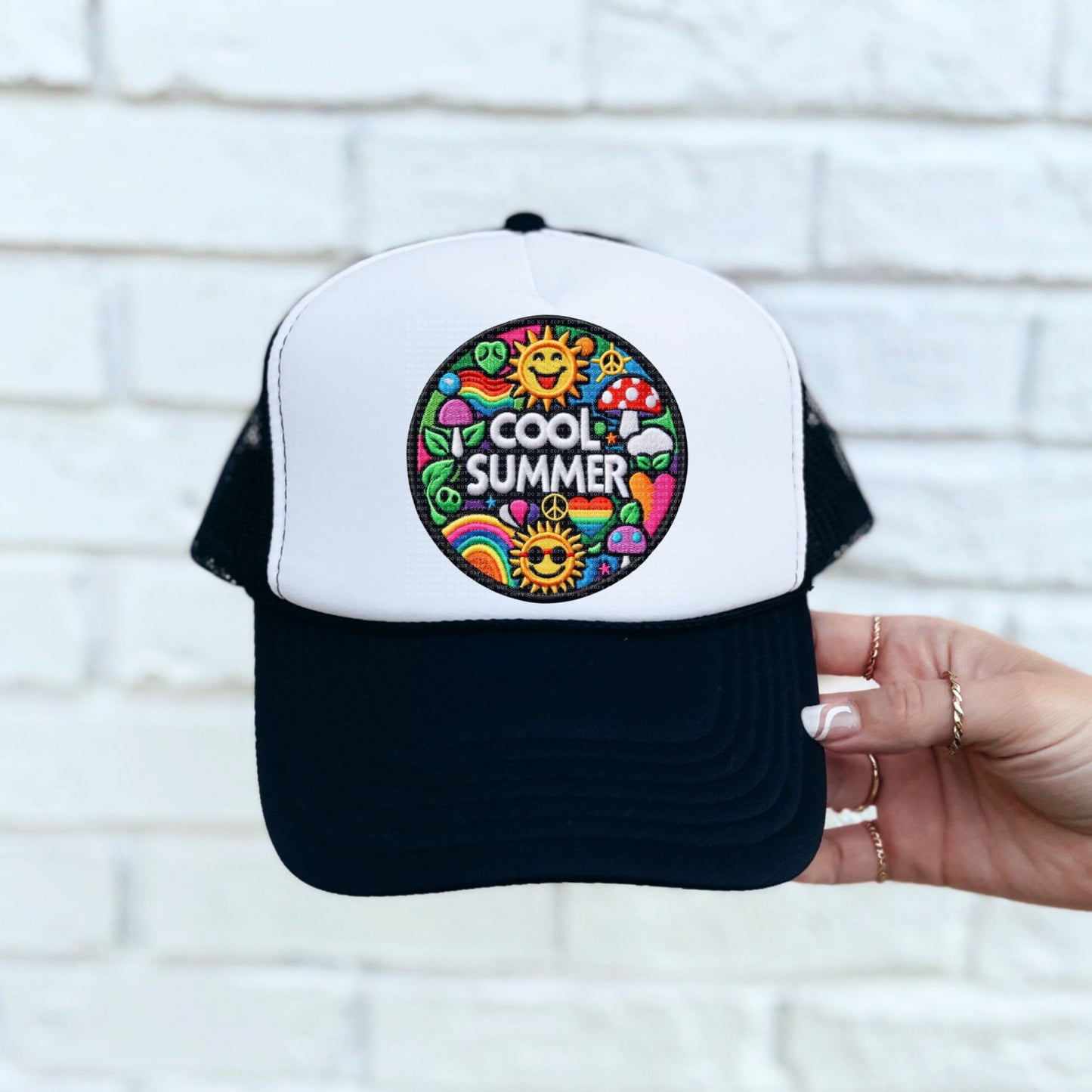 Cool Summer-Hat Transfer (E)