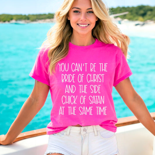 You Can't Be The Bride Of Christ / White  - TRANSFERS (SDD)
