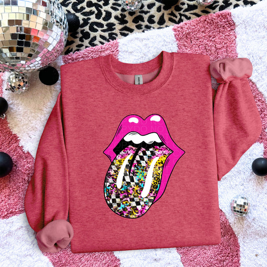 Multicolor Lips and Tongue - TRANSFERS (L)