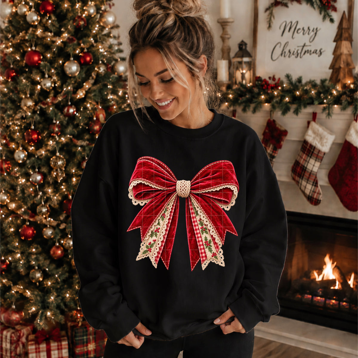 Christmas Bow - Transfers (SDD)