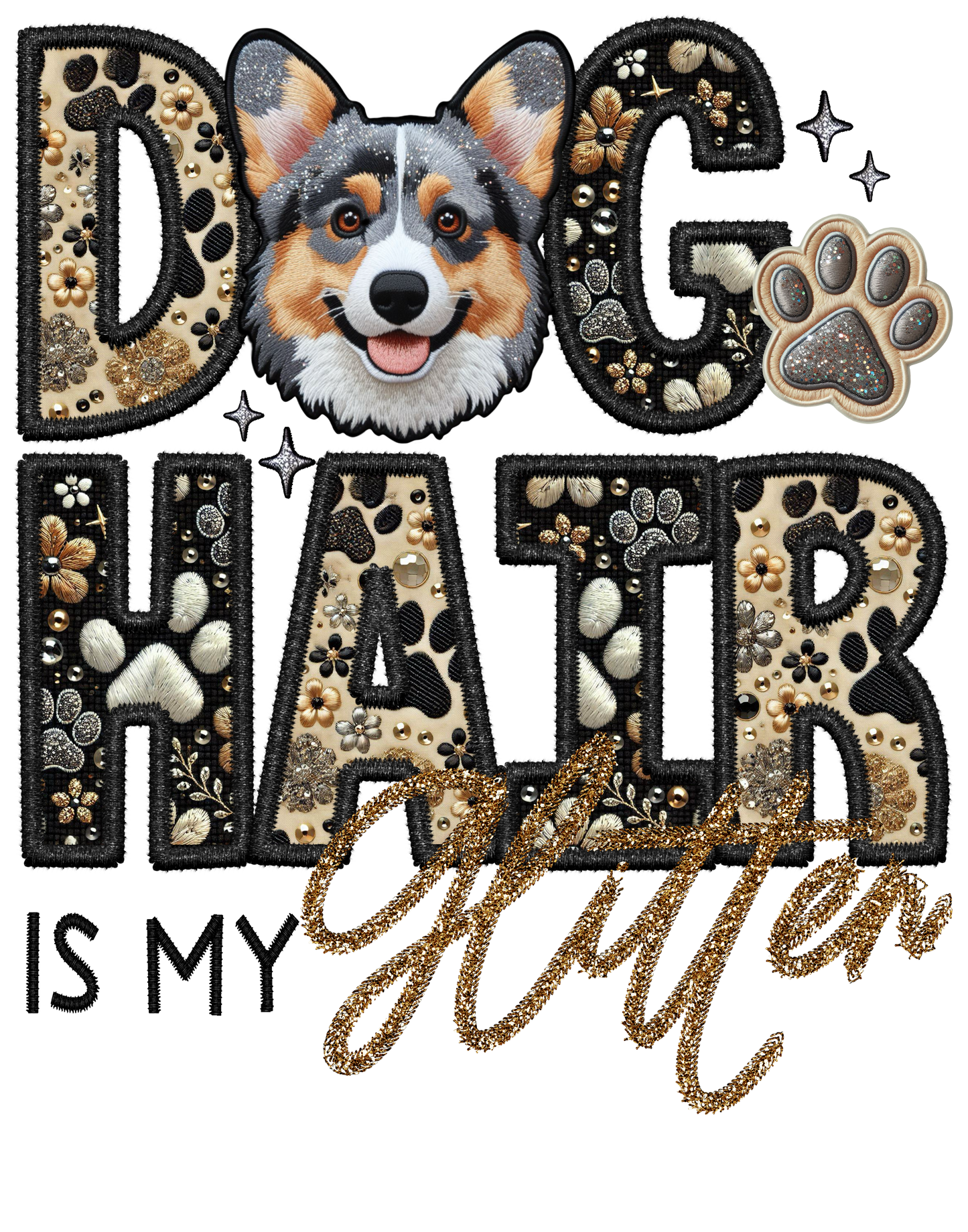 Dog Hair is My Glitter - Transfer (TGG)