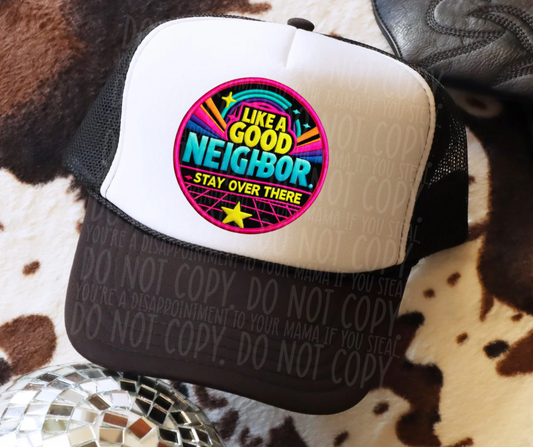 Like a good neighbor- Hat Transfer