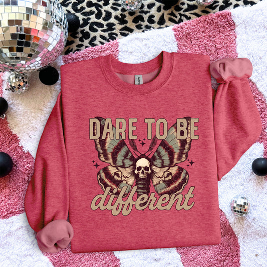 Dare to be Different Butterfly with Skull - TRANSFERS (L)