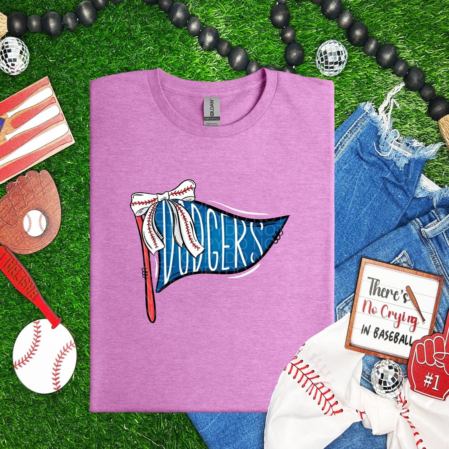 Baseball Pennant TEAMS - Transfer (TGG)