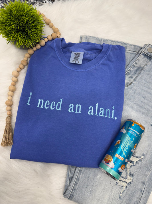 I need an alani- EMBROIDERED TEE