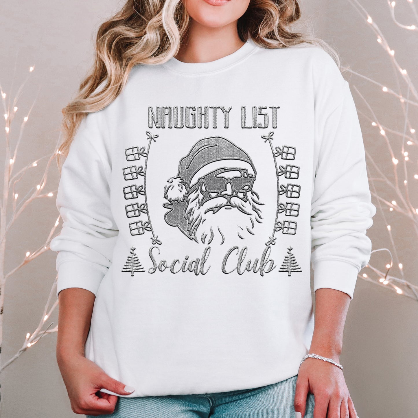 Naughty List Social Club Grey - TRANSFER (RT)