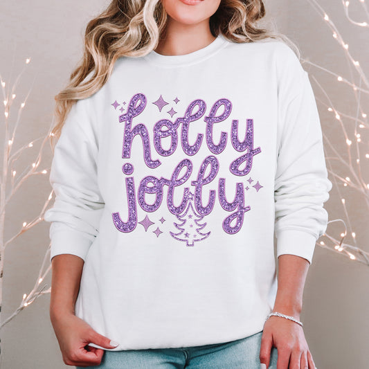 Holly Jolly Purple - TRANSFER (RT)