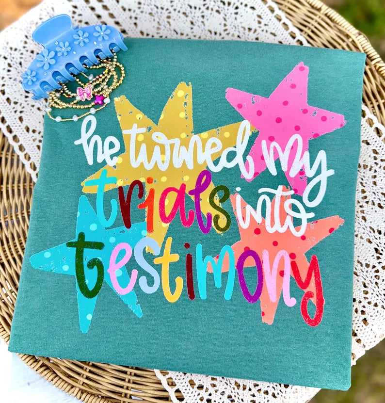 He turned my trials into testimony- TRANSFER (CC)