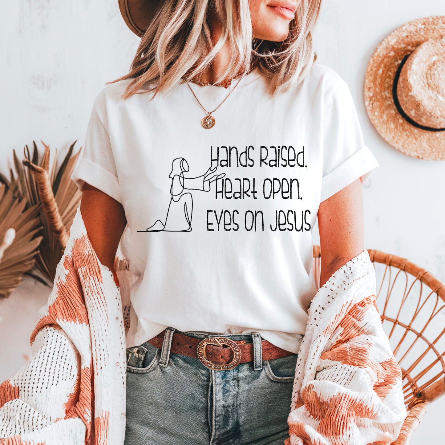 Hands Raised Heart Open -   TRANSFERS (SDD)