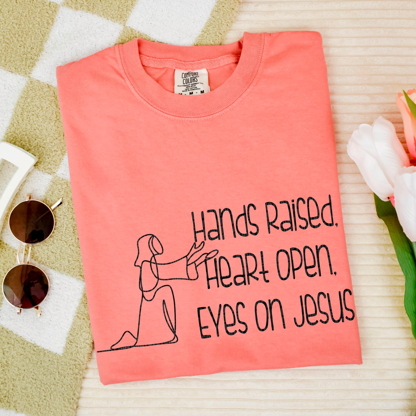 Hands Raised Heart Open -   TRANSFERS (SDD)