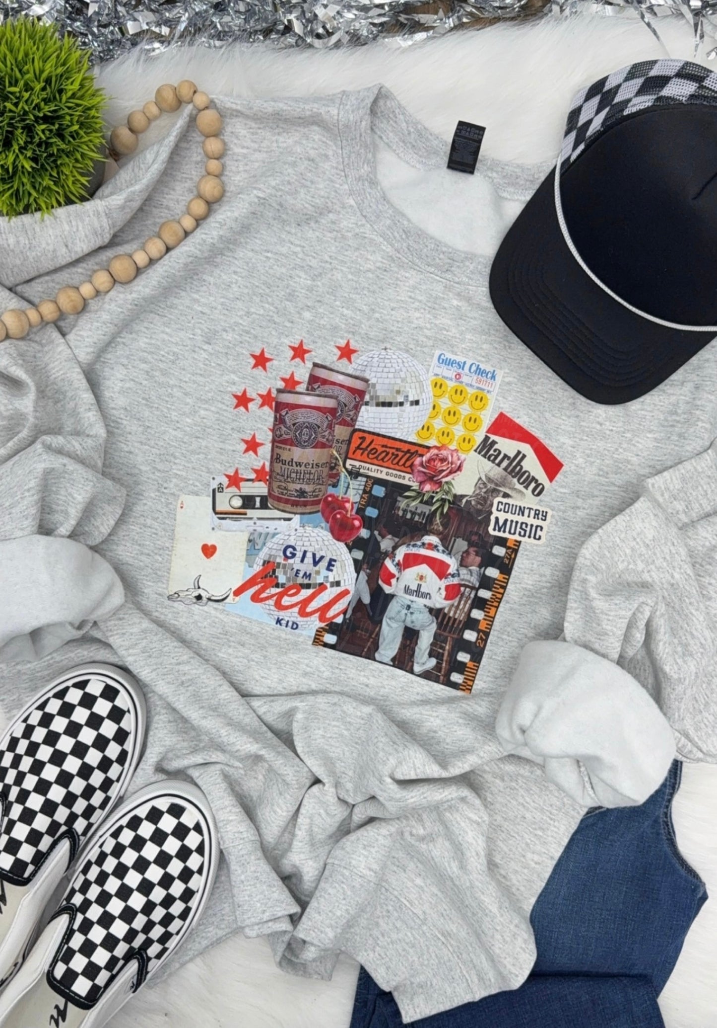 Give em hell- COMPLETED SWEATSHIRT