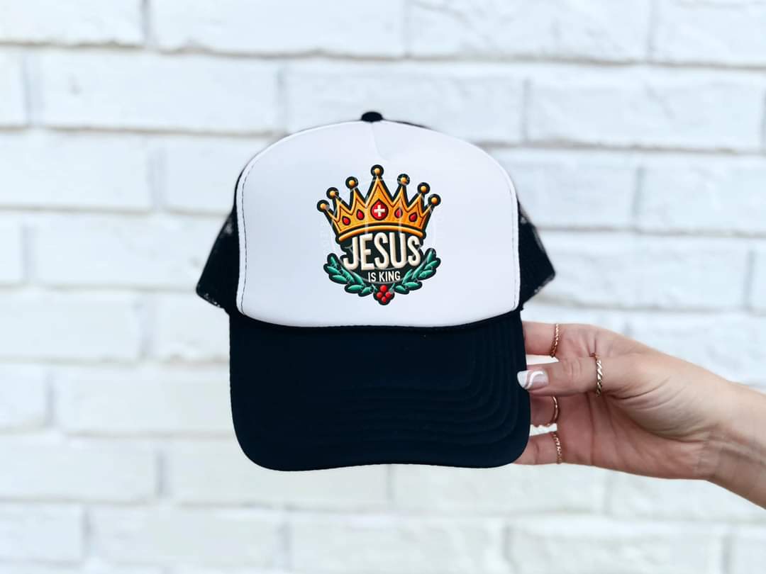 Jesus Is King -Hat Transfer (TE)