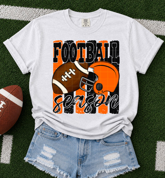 Football Season / Black & Orange -  TRANSFER (SDD)
