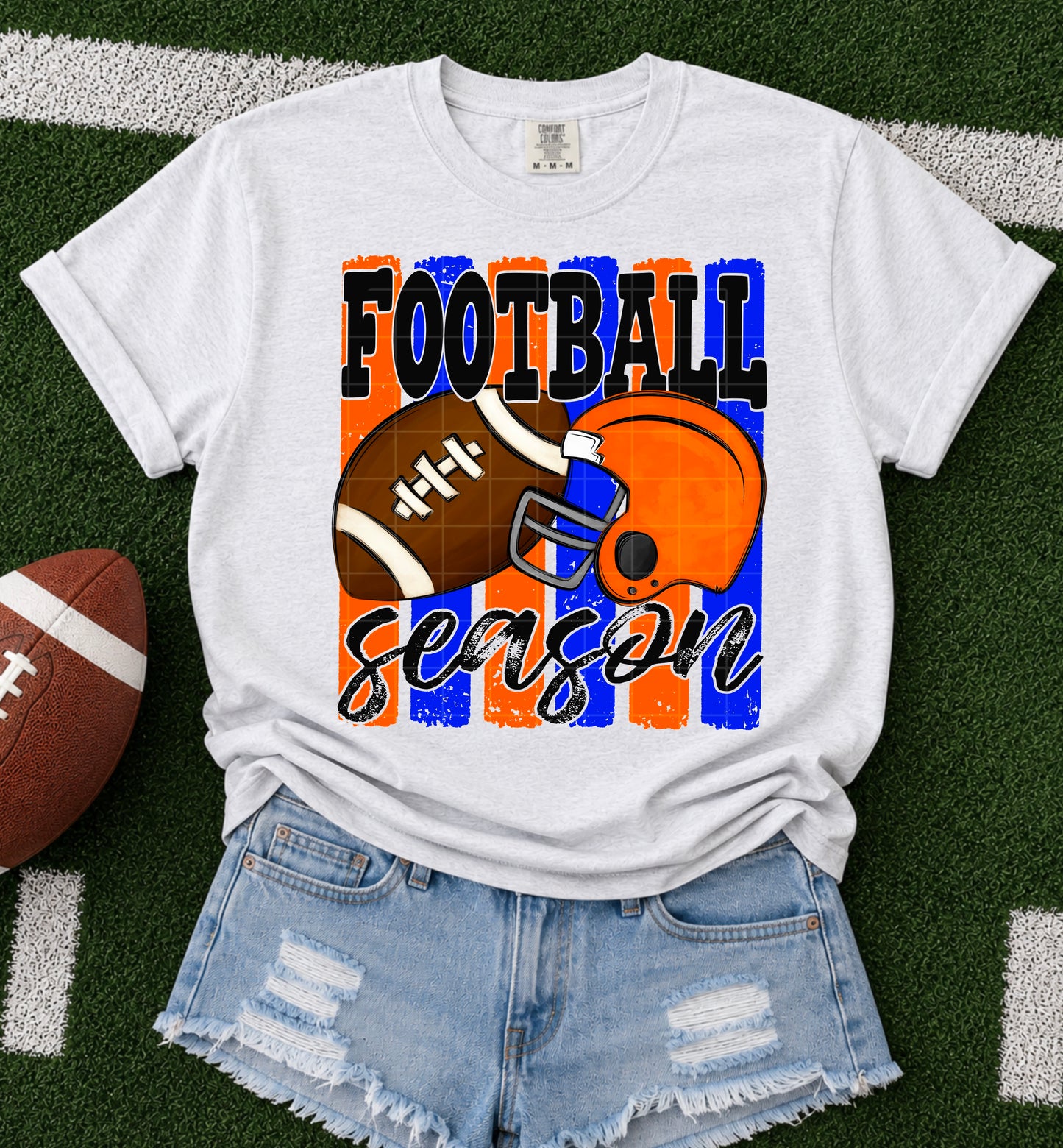 Football Season / Blue & Orange -  TRANSFER (SDD)