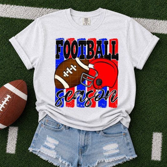 Football Season / Blue & Red -  TRANSFER (SDD)