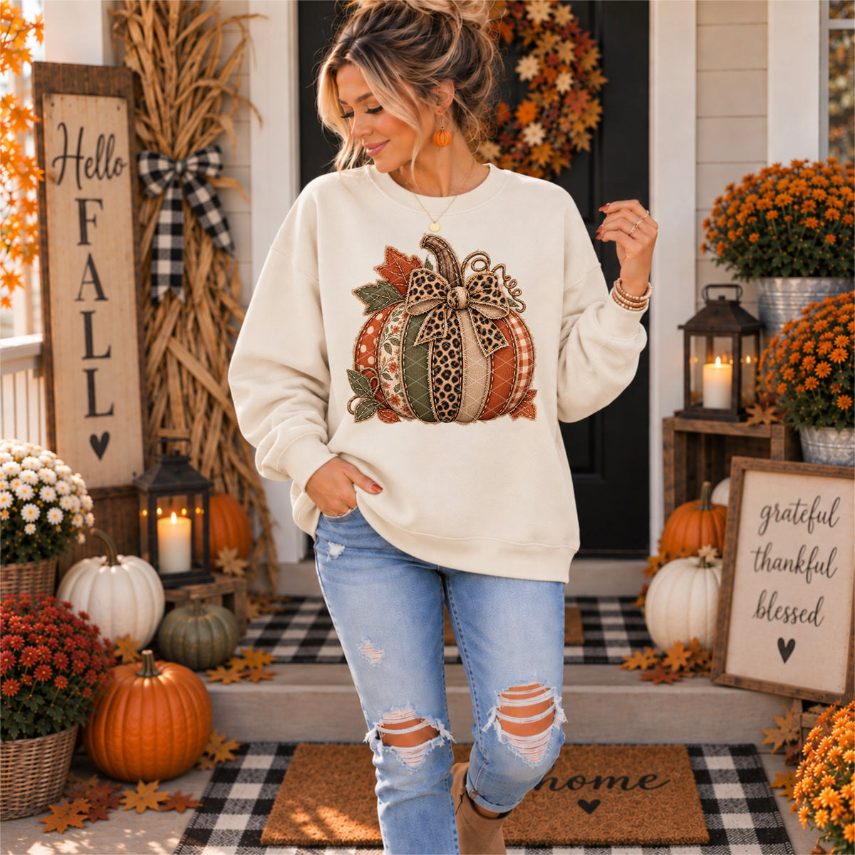 Fabric Pumpkin - Transfers (SDD)