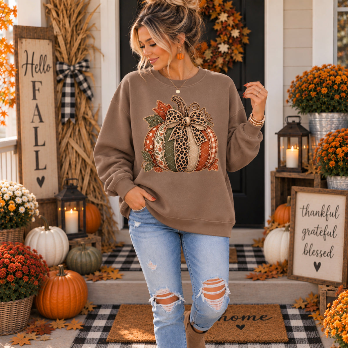 Fabric Pumpkin - Transfers (SDD)