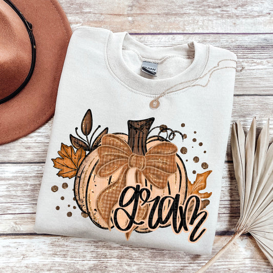 Fall Glitter Gram  -   TRANSFER (SDD)