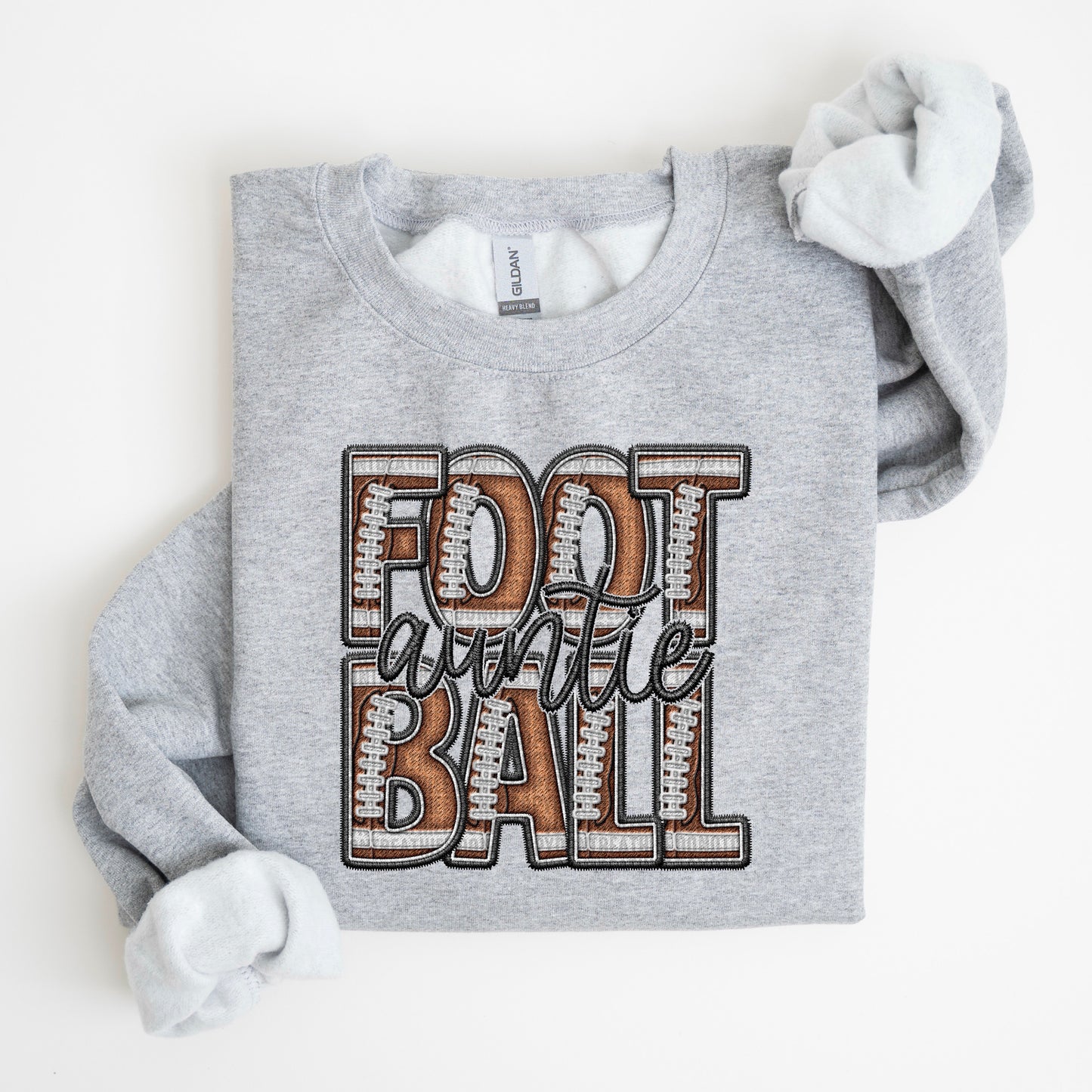 Faux Embroidery Football Names  - Transfer (SDD)