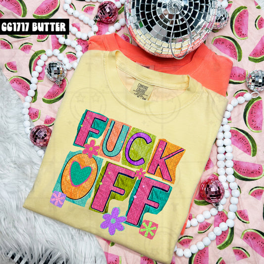 Fuck Off Colorful -  TRANSFERS (HW)