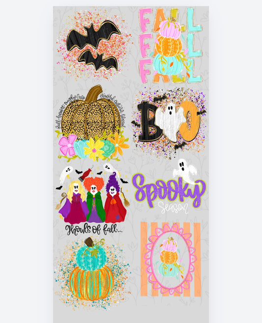 Bat Splatter Pre Made Gang Sheet
