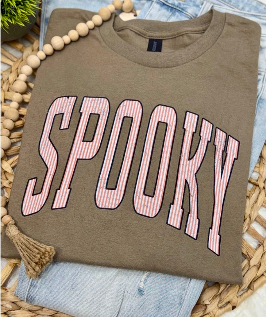 Spooky | Brown - COMPLETED TEE