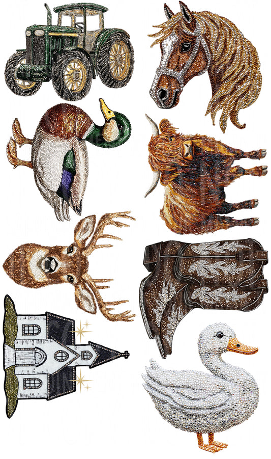 Rhinestone Pre Made Gang