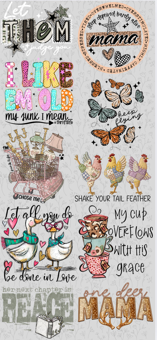 Let Them- PRE MADE GANG SHEET