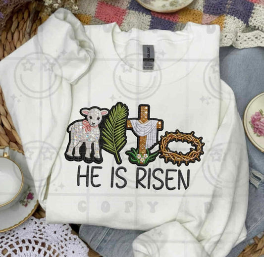 He Is Risen - COMPLETED SWEATSHIRT