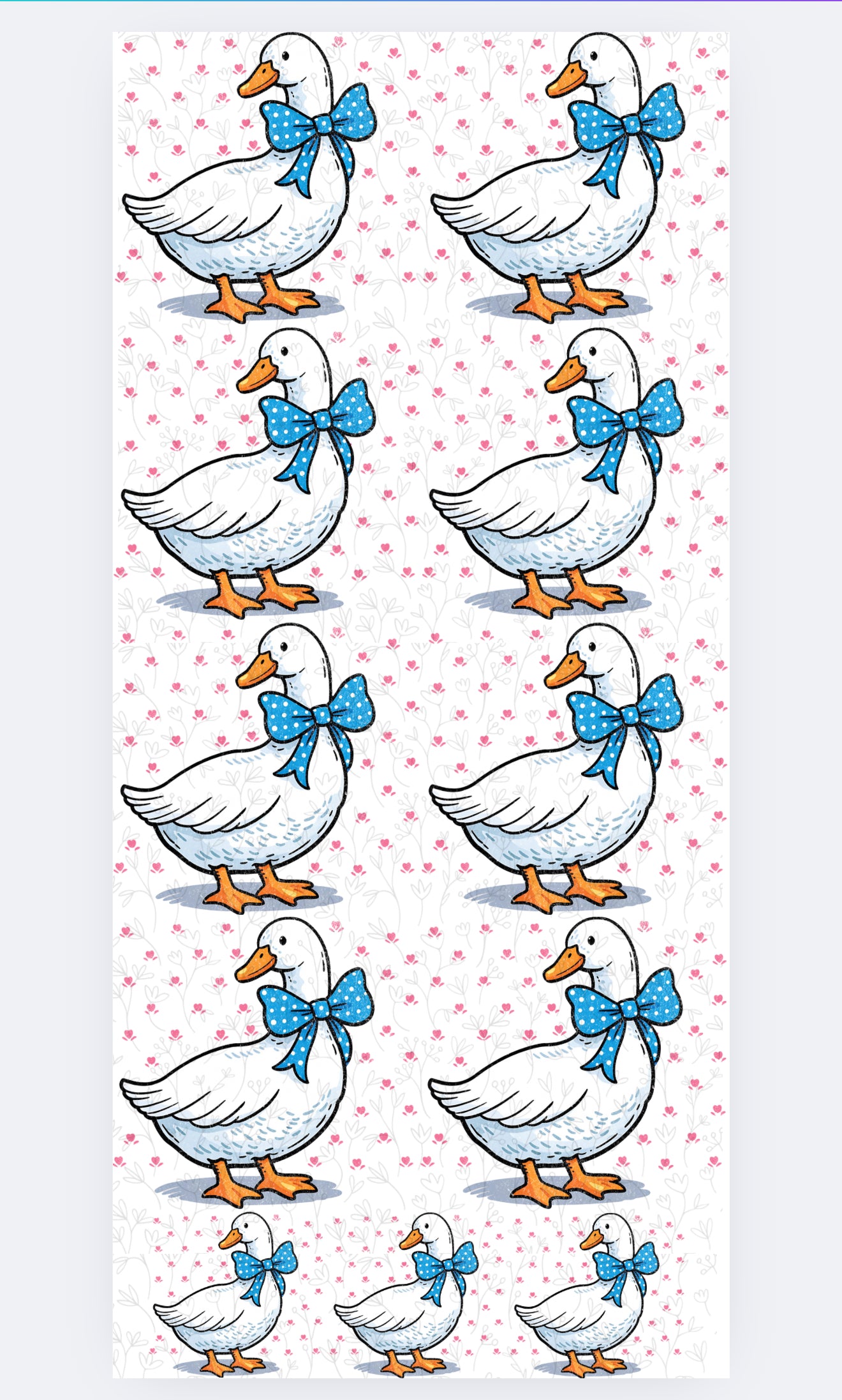 Goose - PRE MADE GANG SHEET