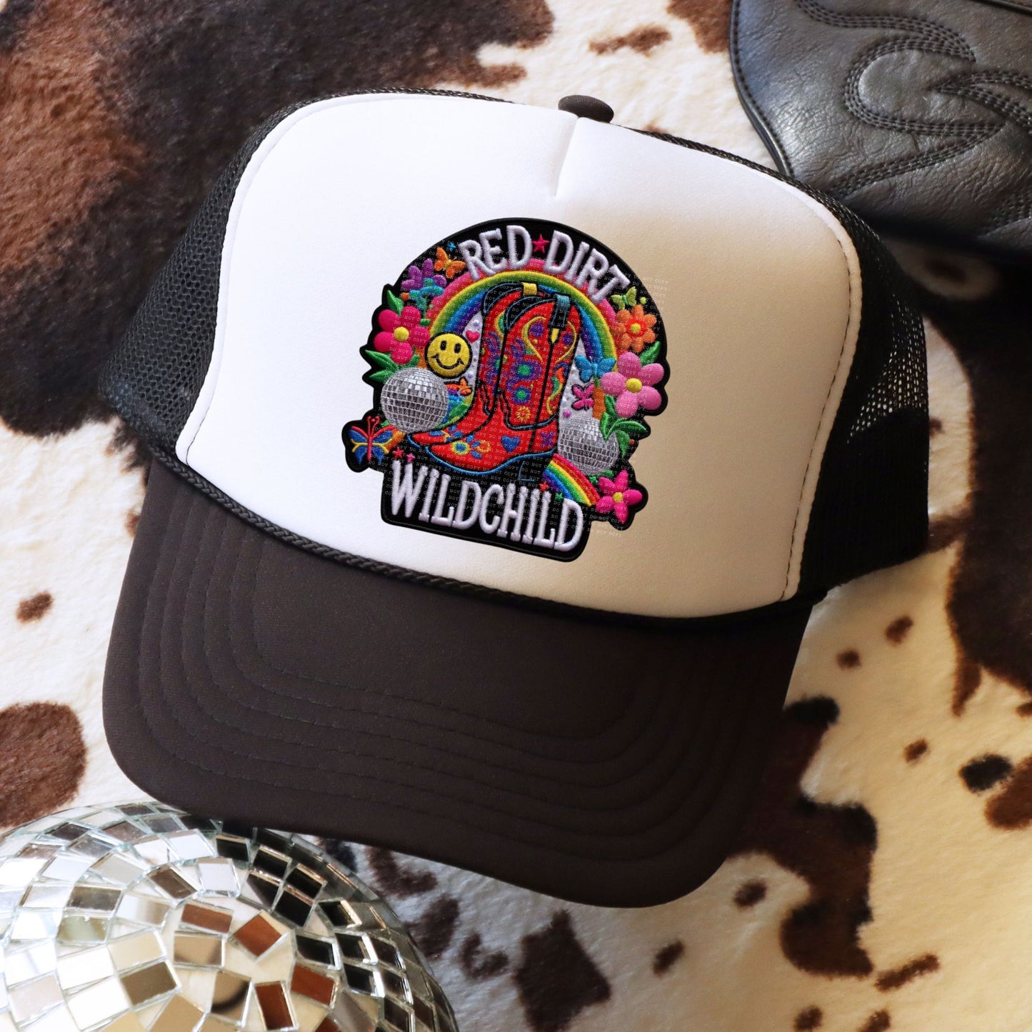 Groovy Red Dirt Wildchild-Hat Transfer (E)