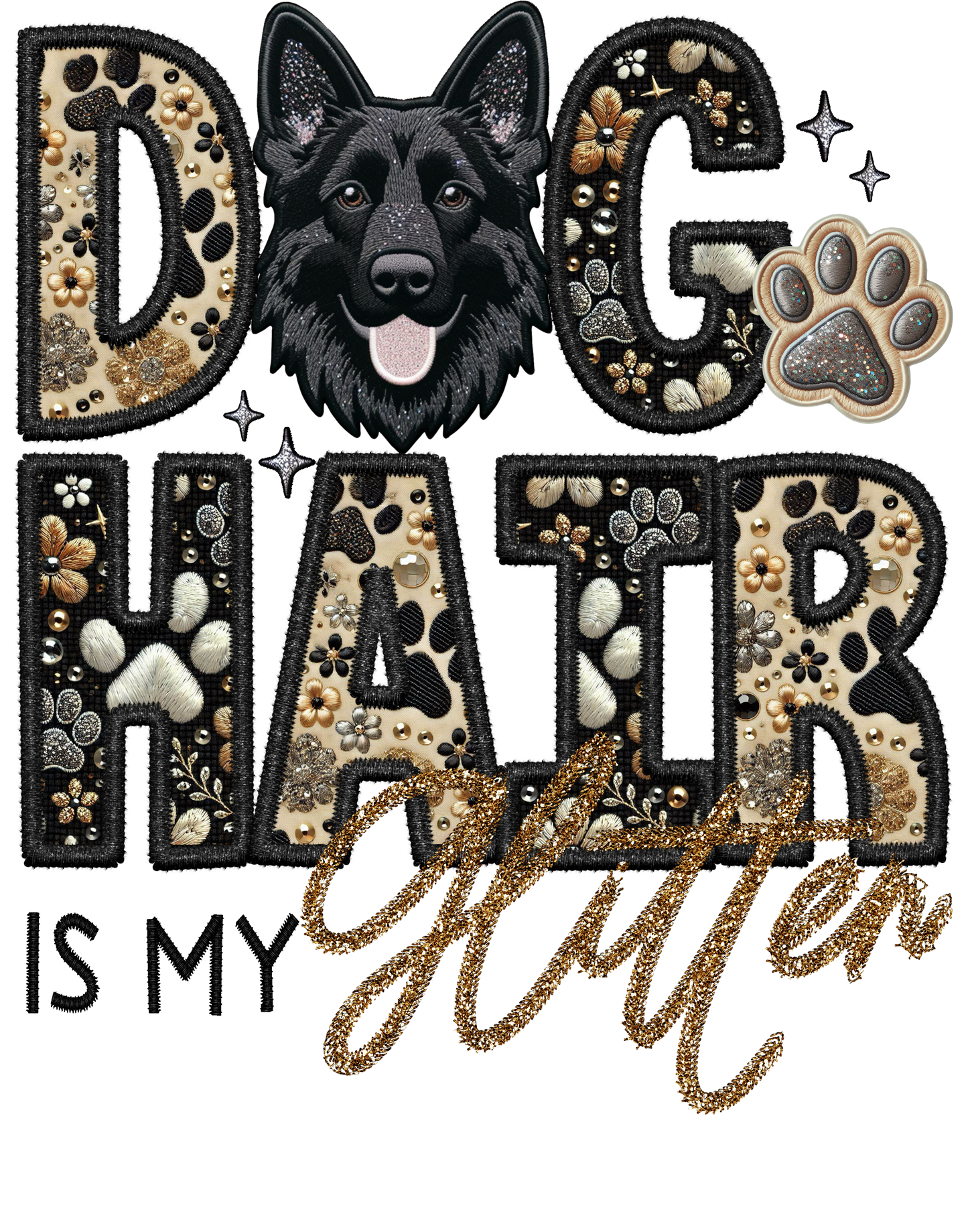 Dog Hair is My Glitter - Transfer (TGG)