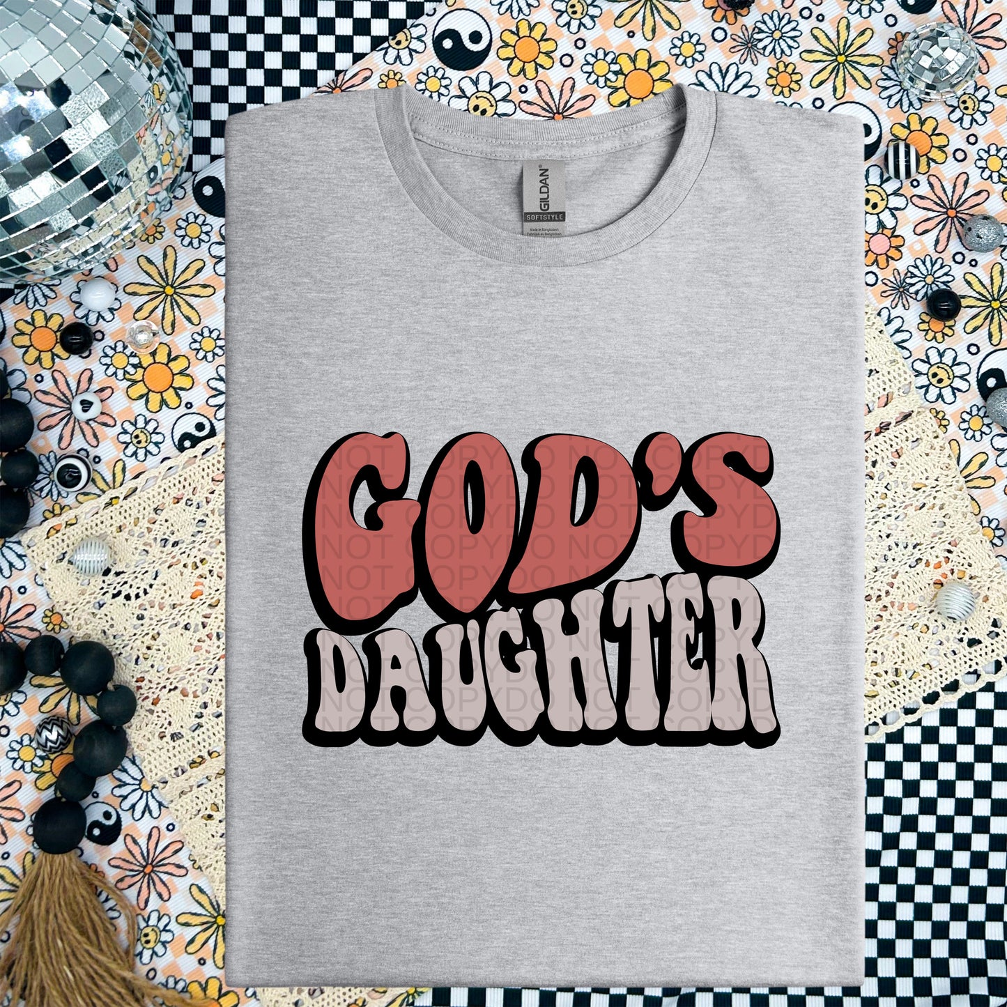 God's Daughter Retro Wavy - TRANSFER (CF)