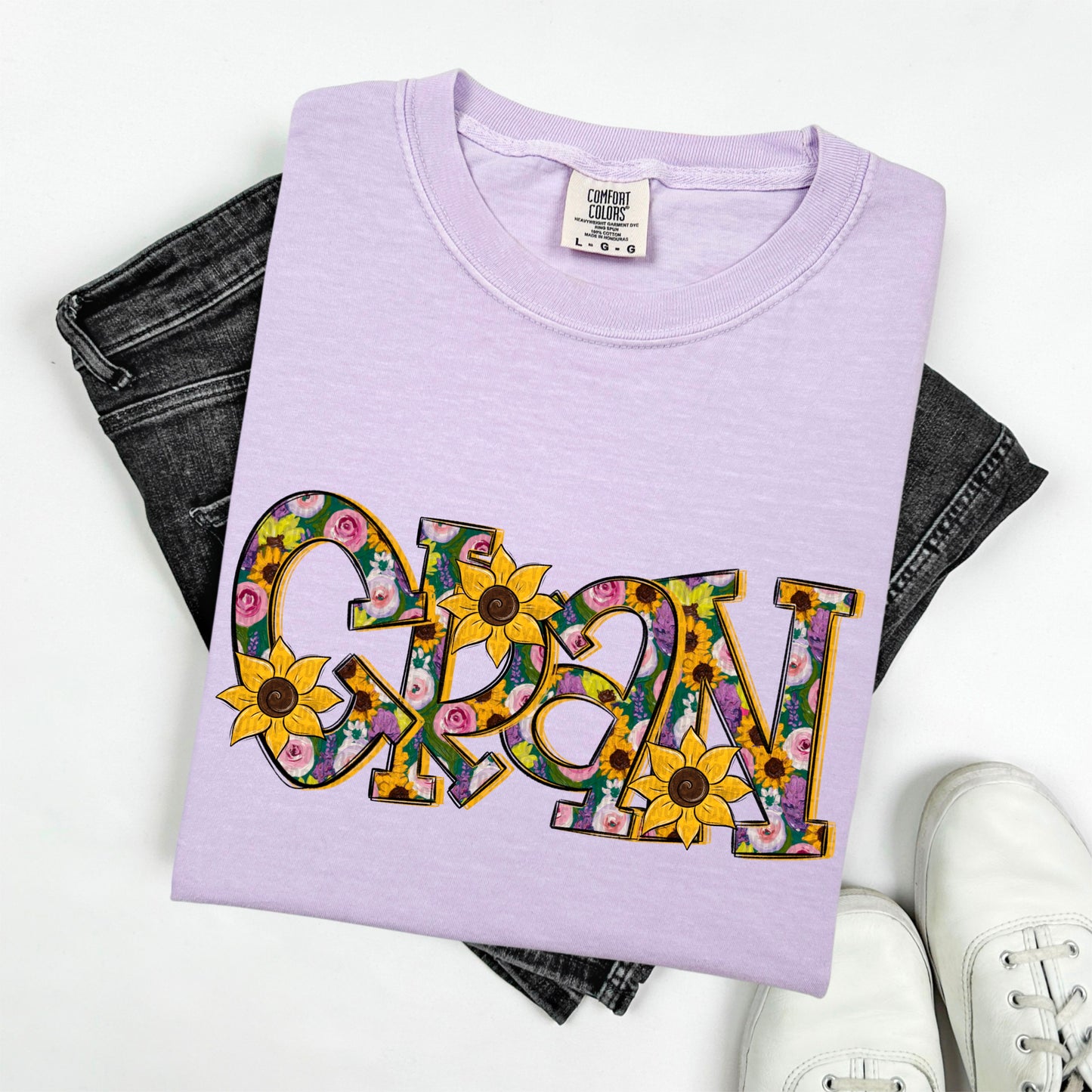 Sunflower With Names - Transfer (SDD)