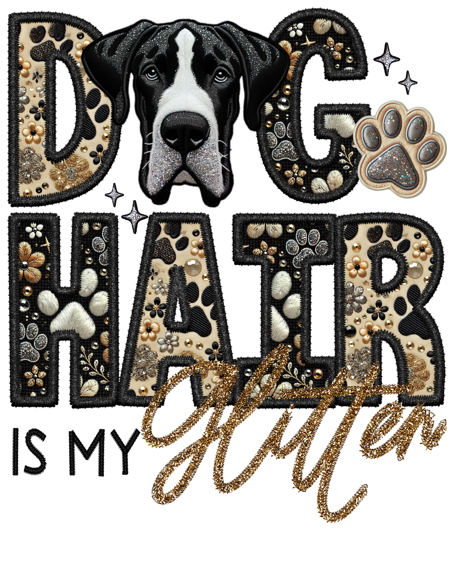 Dog Hair is My Glitter - Transfer (TGG)
