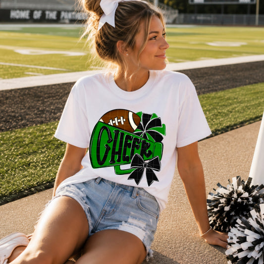 Cheer / Green & Black -  TRANSFER (SDD)