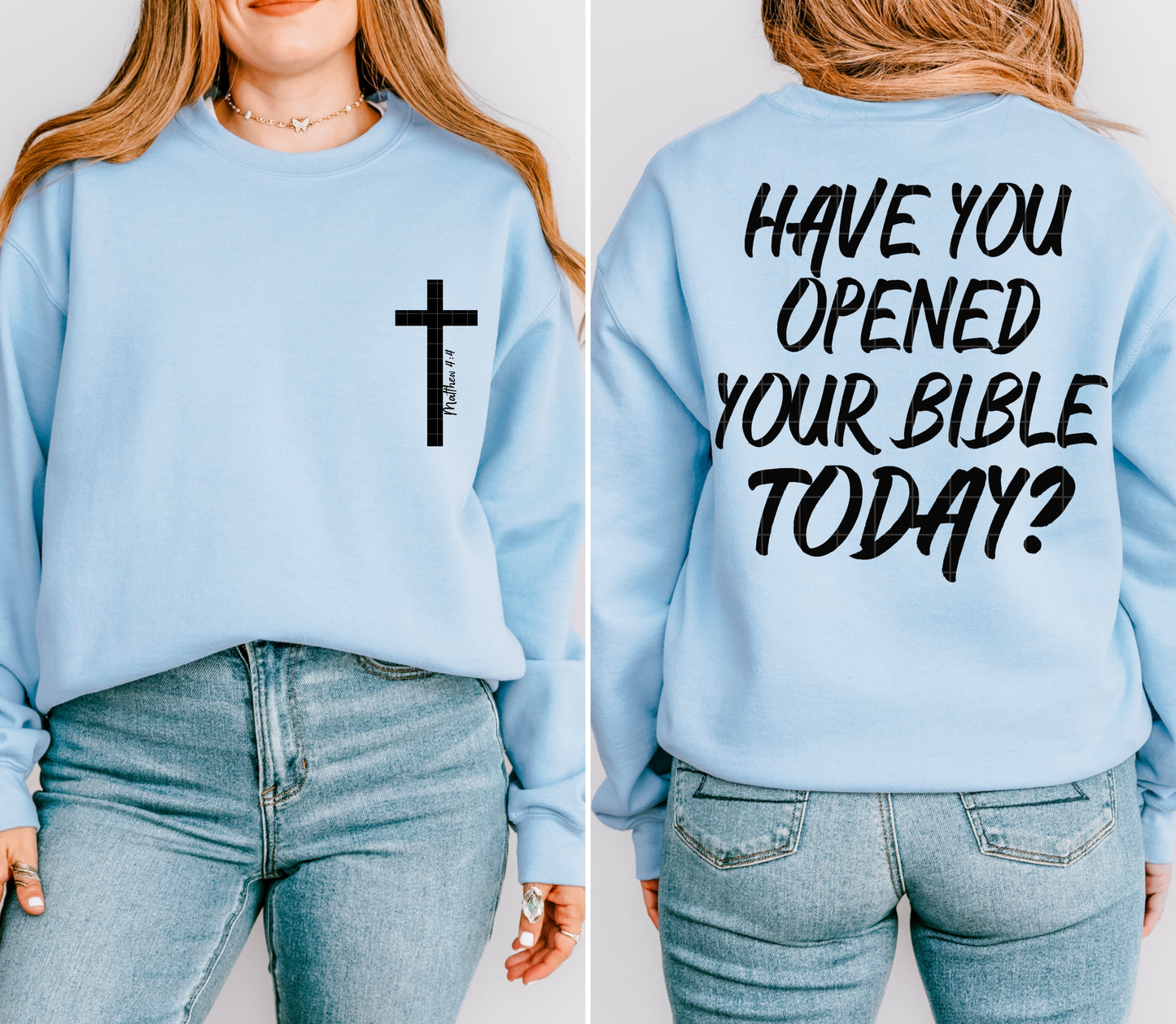 Have You Opened Your Bible Today / Black - Transfer (SDD)