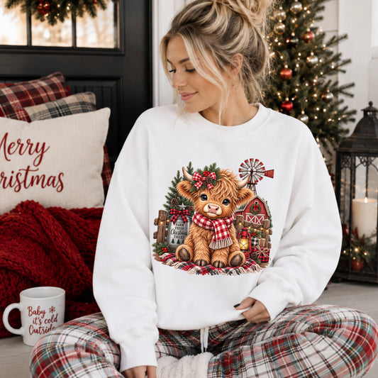 Highland Cow Christmas - Transfers (SDD)
